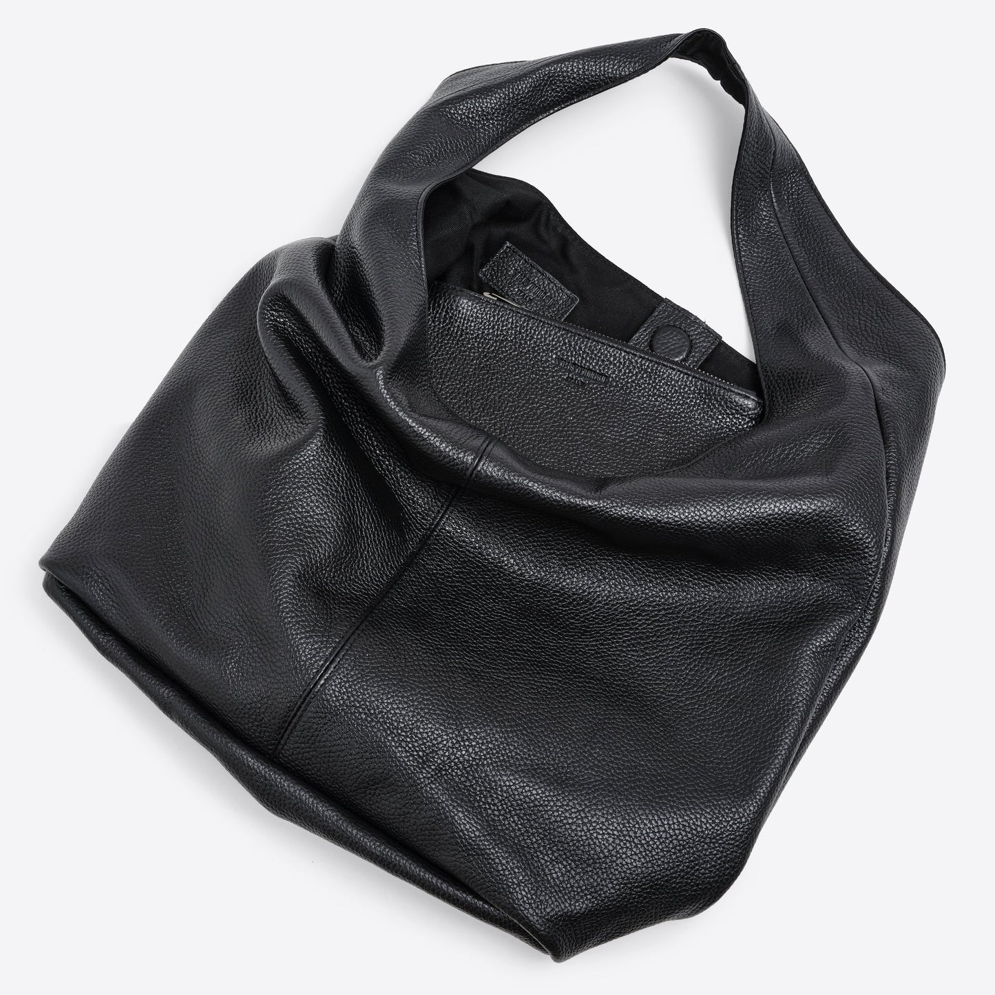 Vestirsi Scarlett Black Leather Hobo Bag