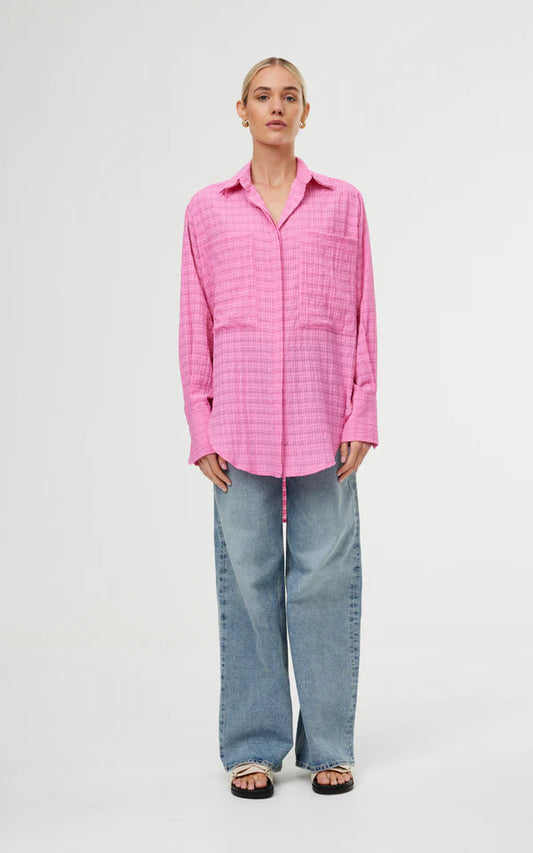 Kinney The Label Selena Shirt - Raspberry