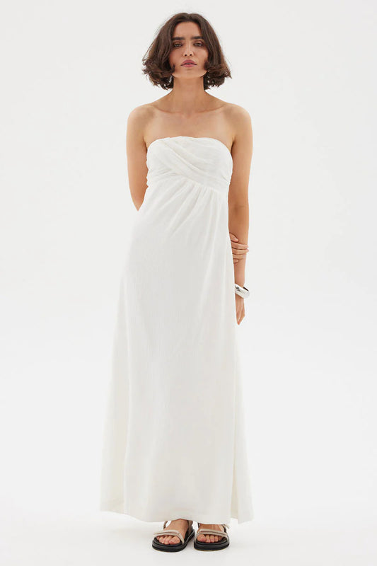 Sovere Studio Seaira Maxi Dress - Chalk