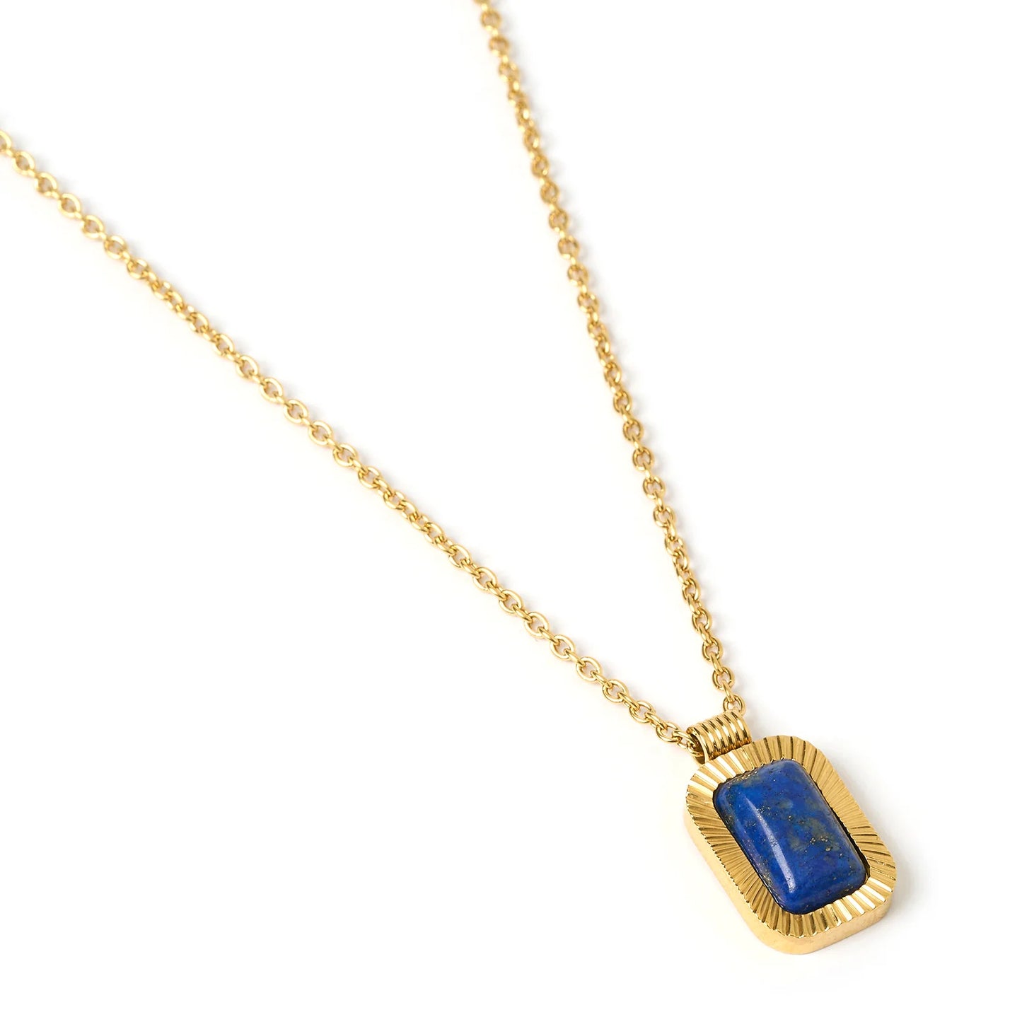 Arms of Eve Teo Gold Necklace - Lapis