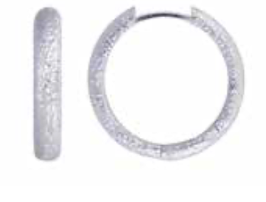 Fairley Antique Silver Maxi Hoops