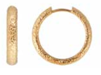 Fairley Antique Gold Maxi Hoops