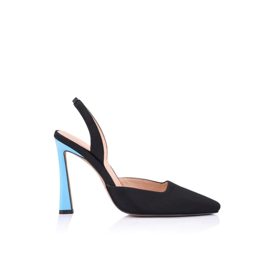 Lana Wilkinson 'Elsa' Heel in Blue & Black