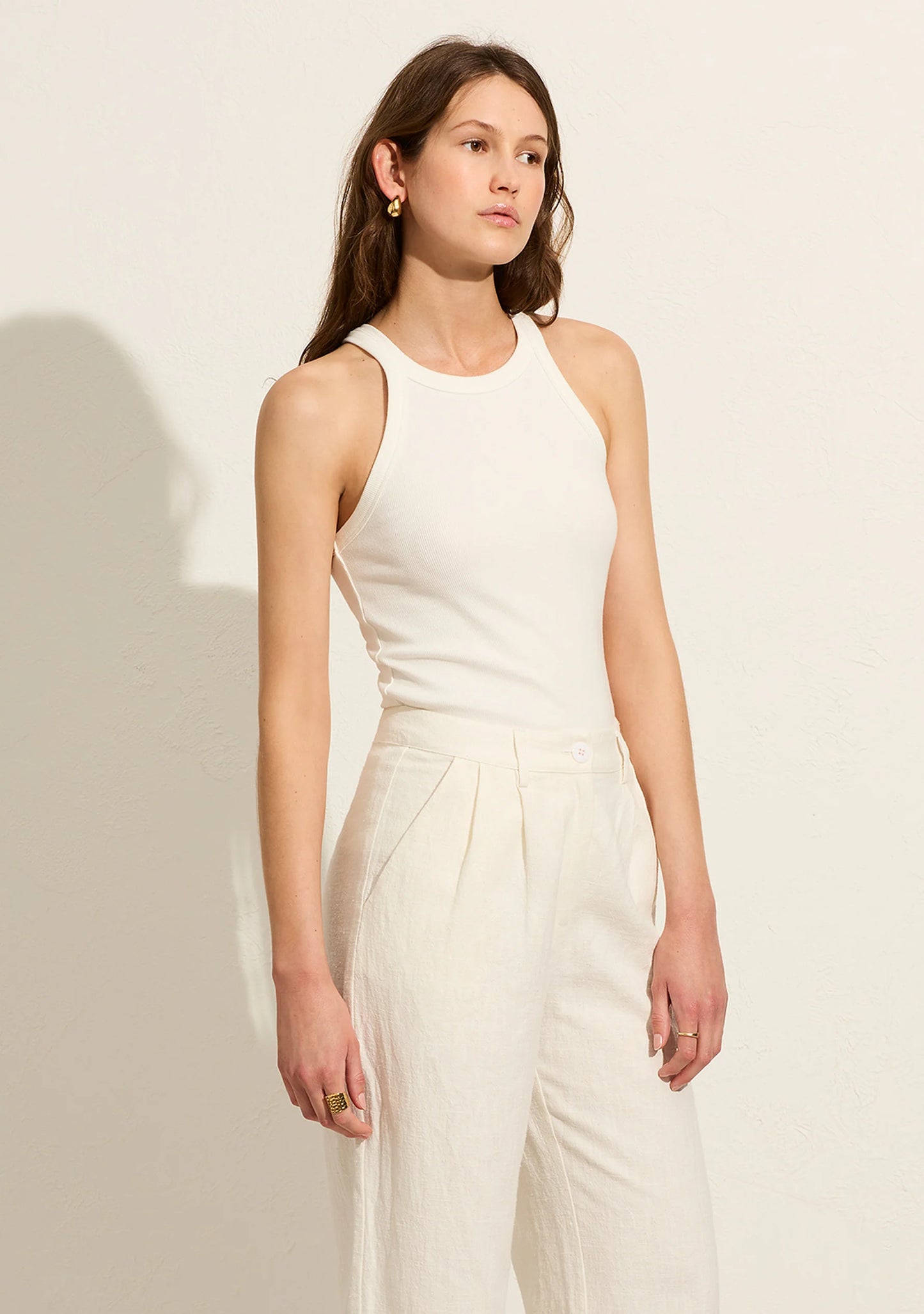 Auguste the Label Alfie Tank Top - Off White