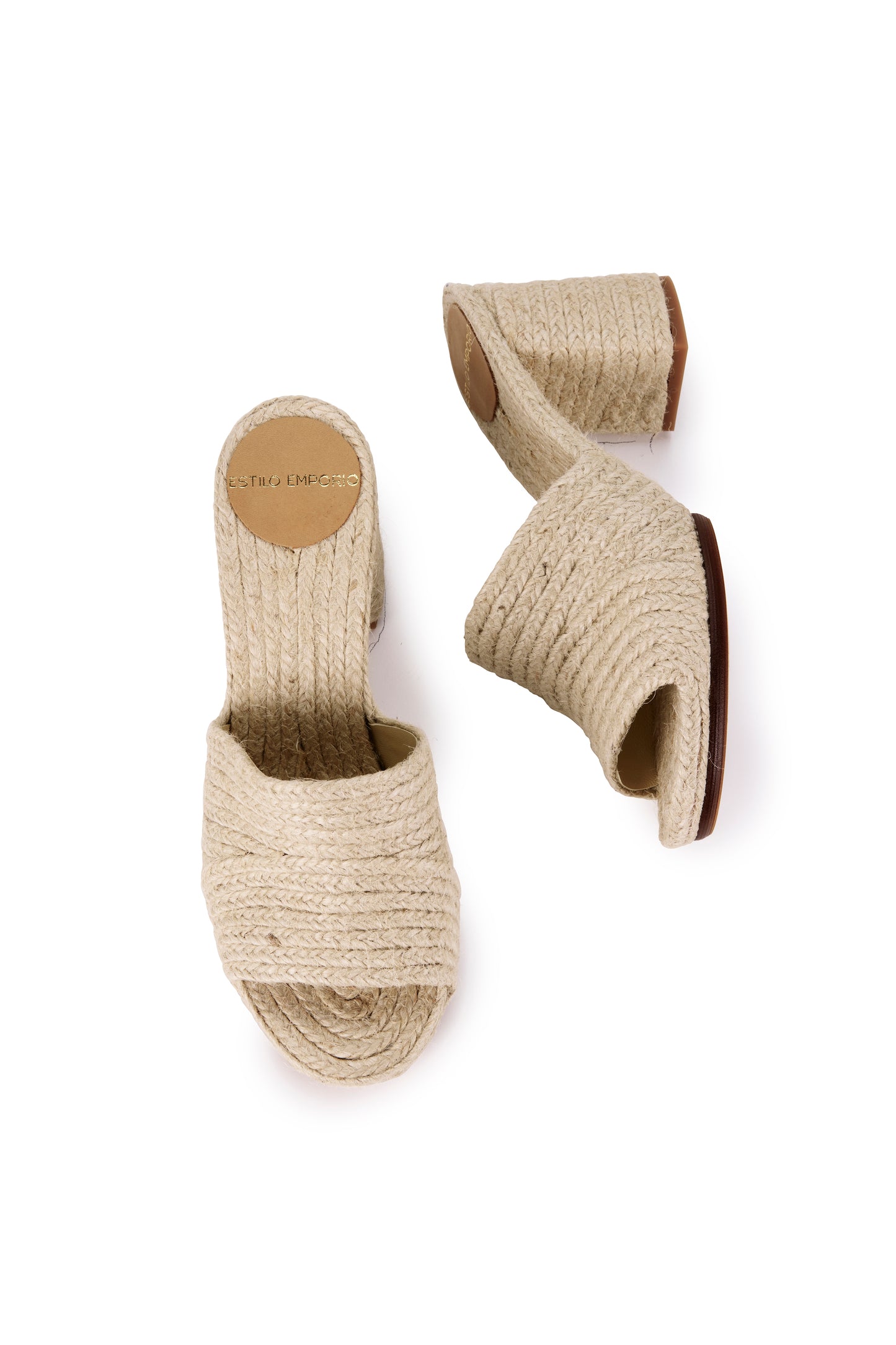 Estilo Emporio Woven Modela Claire Natural Mule