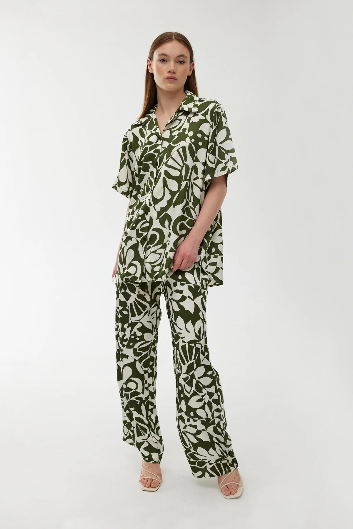 Kinney the Label Yara Shirt - Verte Geo