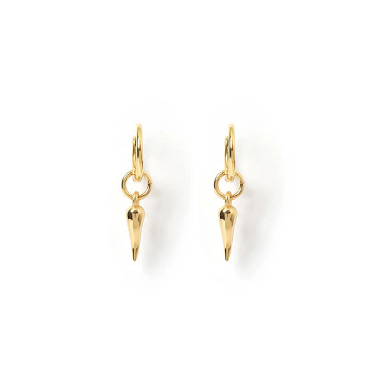 Arms of Eve Cornicello Charm Earrings Gold - Small