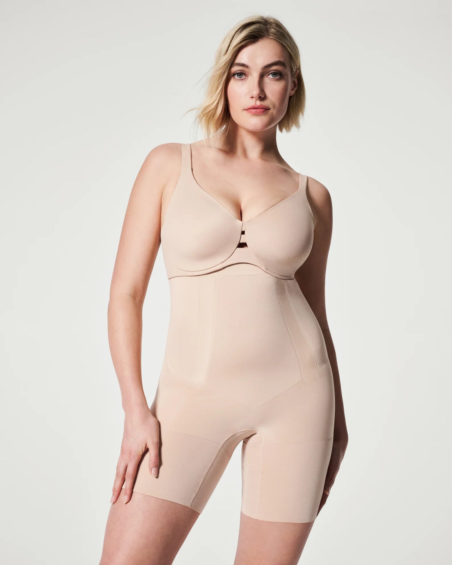 Spanx OnCore High-Waisted Mid-Thigh Short - Soft Nude - SS1915