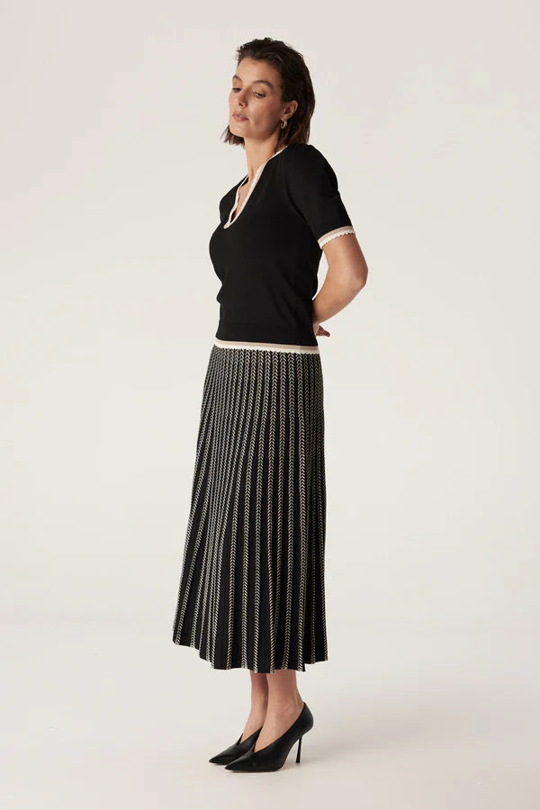 Cable Joelle Knit Skirt