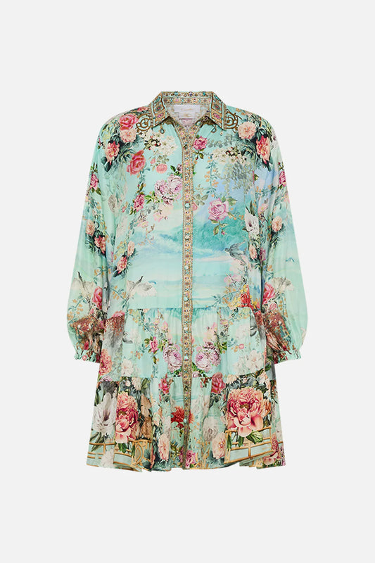 Camilla Tiered Shirt Dress, The Jewellery Museum