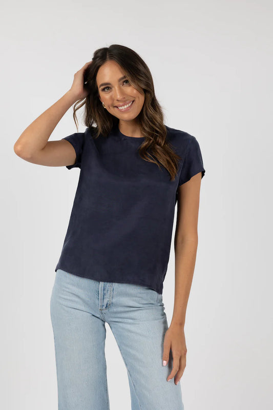 Humidity Lifestyle Milano Tee - Navy