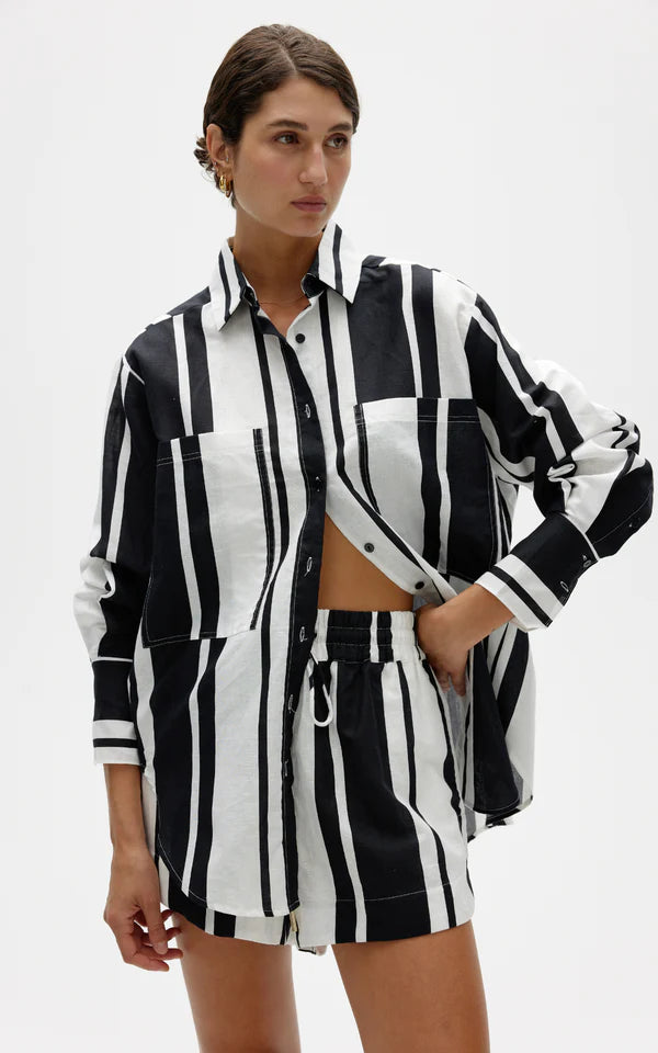 Kinney The Label Alma Shirt - Classic Chevron