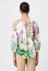 Once Was Annabelle Cold Shoulder Blouse - Wisteria Alba