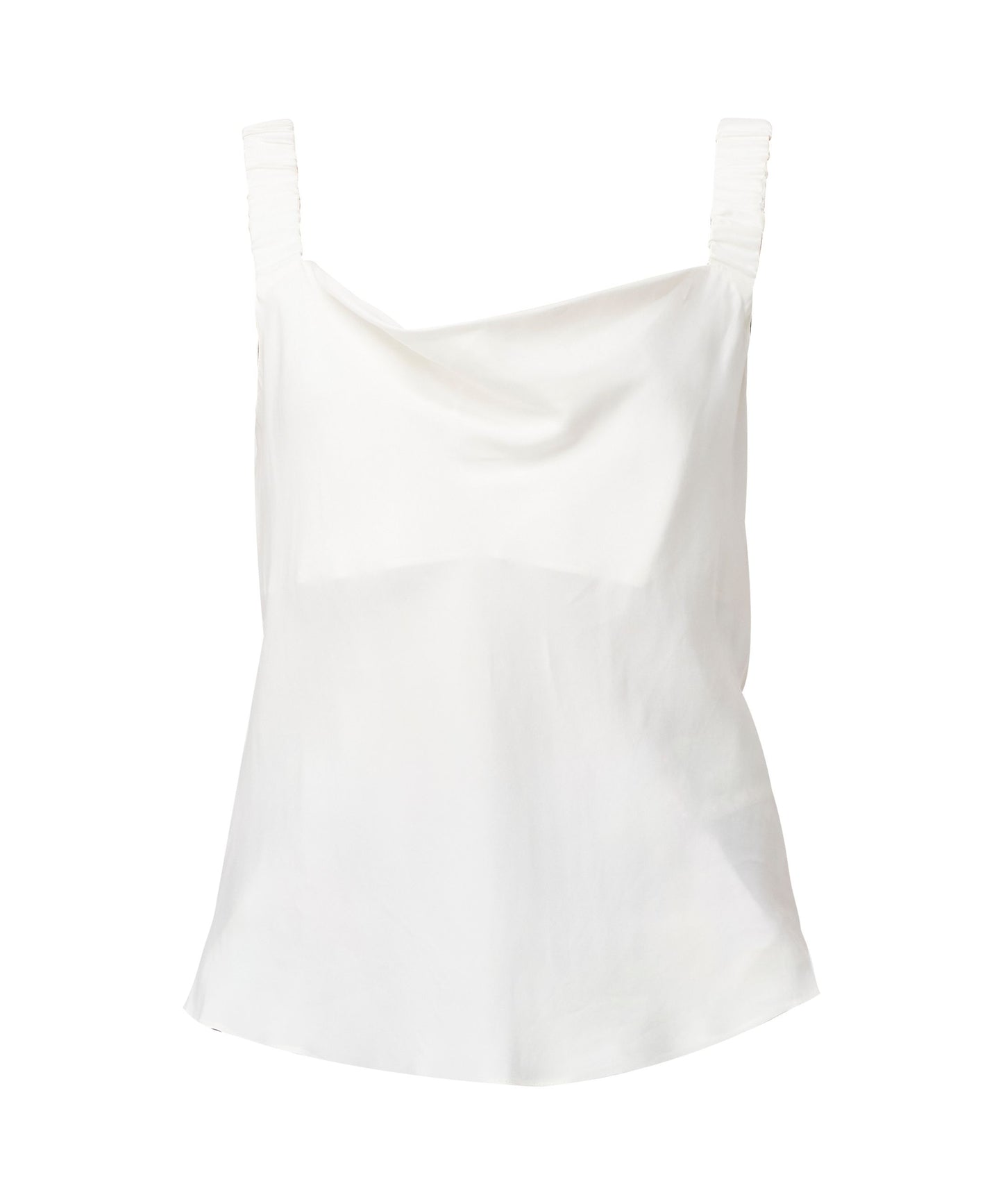 Once Was DelRay Reversible Cupro Cami - Ivory