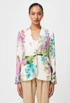 Once Was Bahia Linen Viscose Blazer - Wisteria Alba