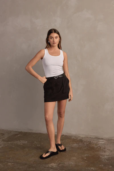 RAEF The Label Monica Mini Skirt - Black