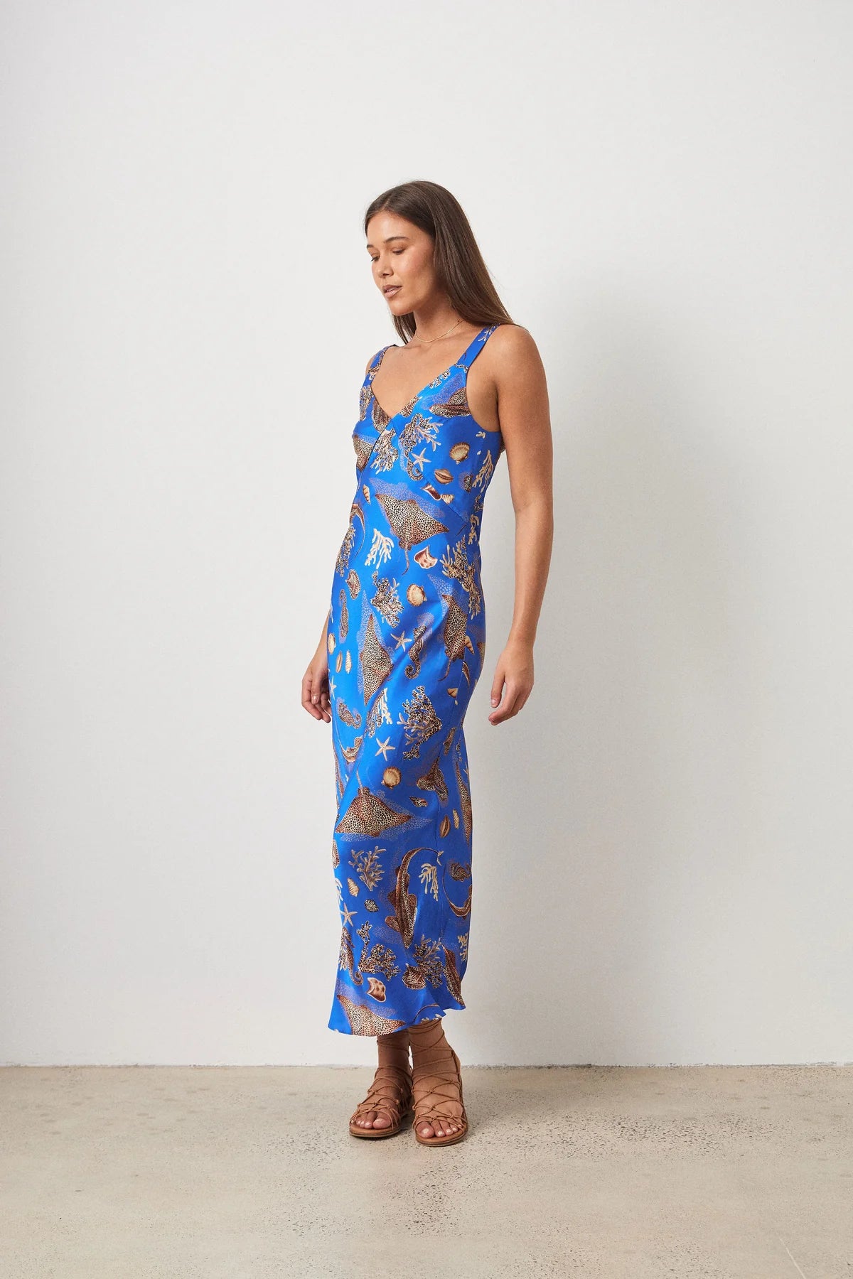 Ralf Studios Crumpet Dress - Sealife Blue