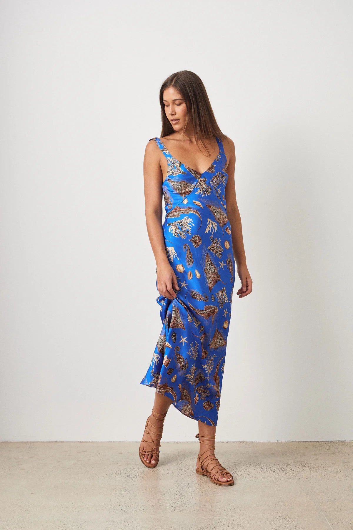 Ralf Studios Crumpet Dress - Sealife Blue