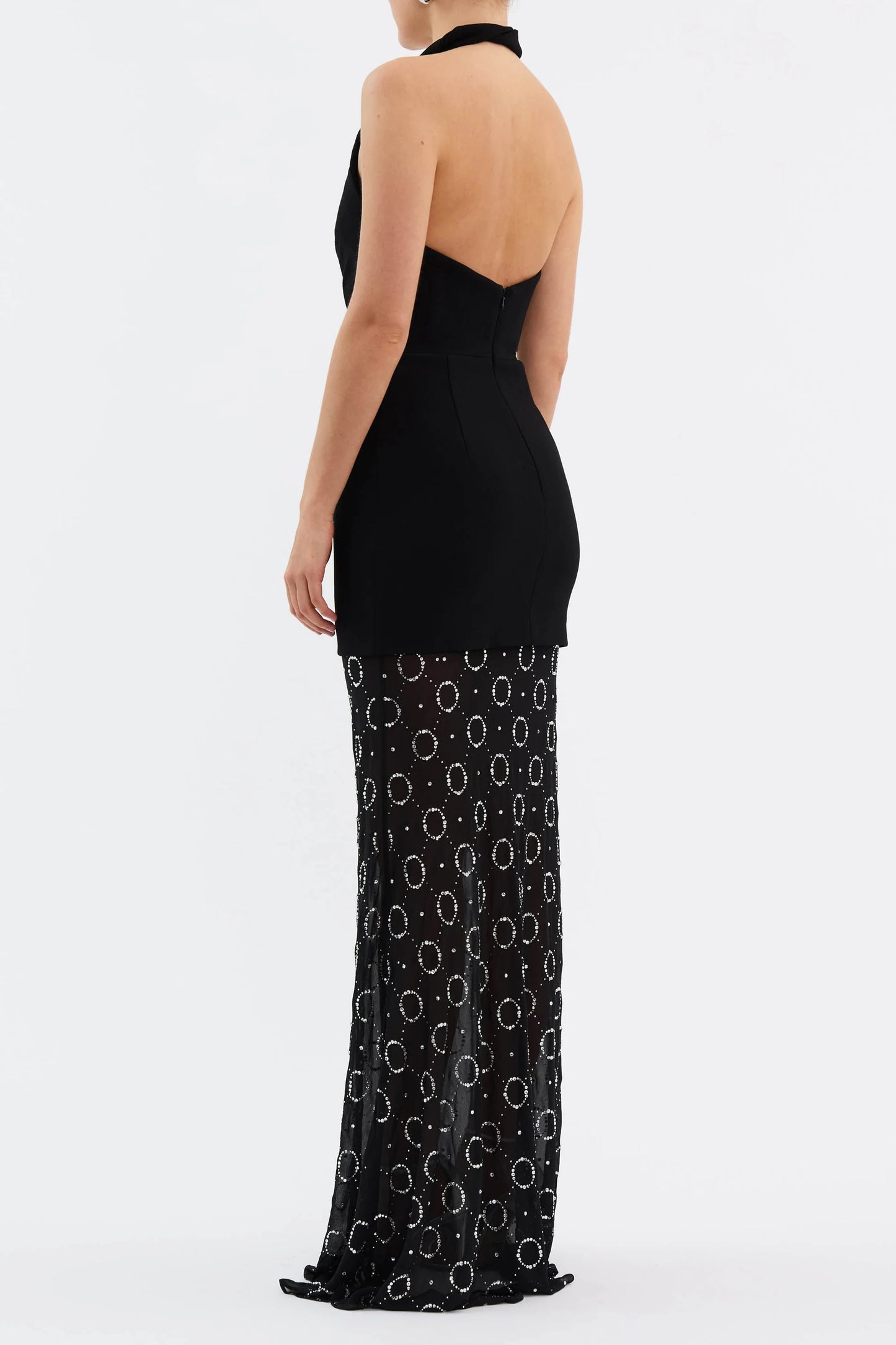 Rebecca Vallance Ellasandra Halter Gown