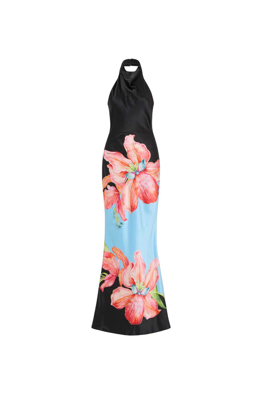 Rebecca Vallance Orchid Oasis Gown - Print