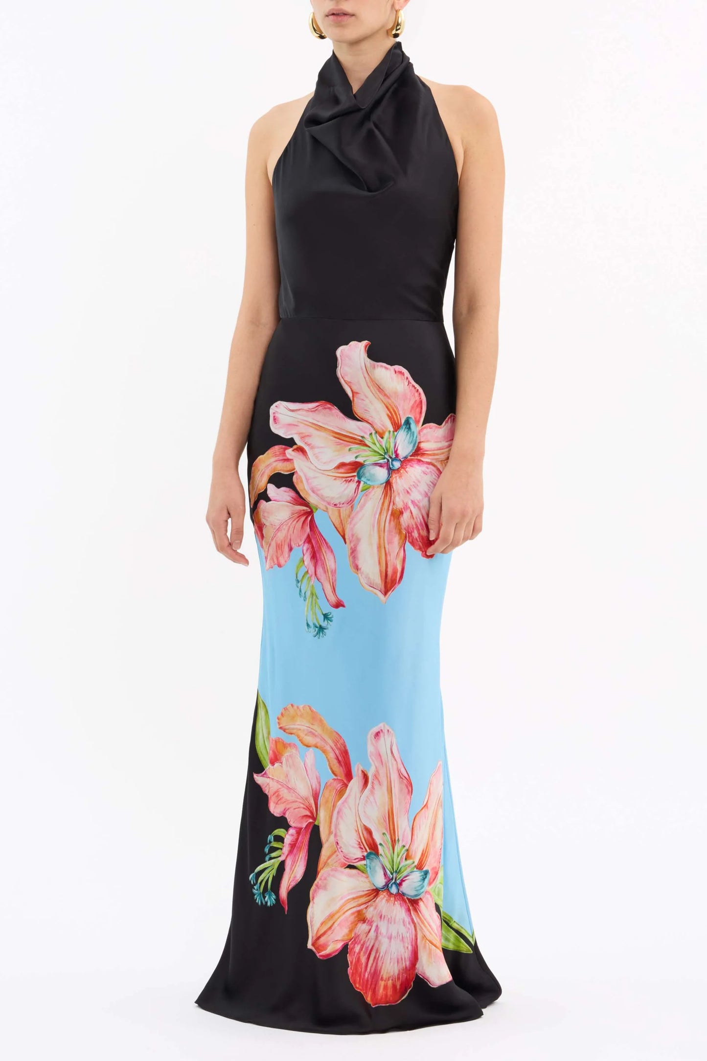 Rebecca Vallance Orchid Oasis Gown - Print