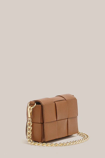 Vestirsi Margot Mini Leather Bag, Tan