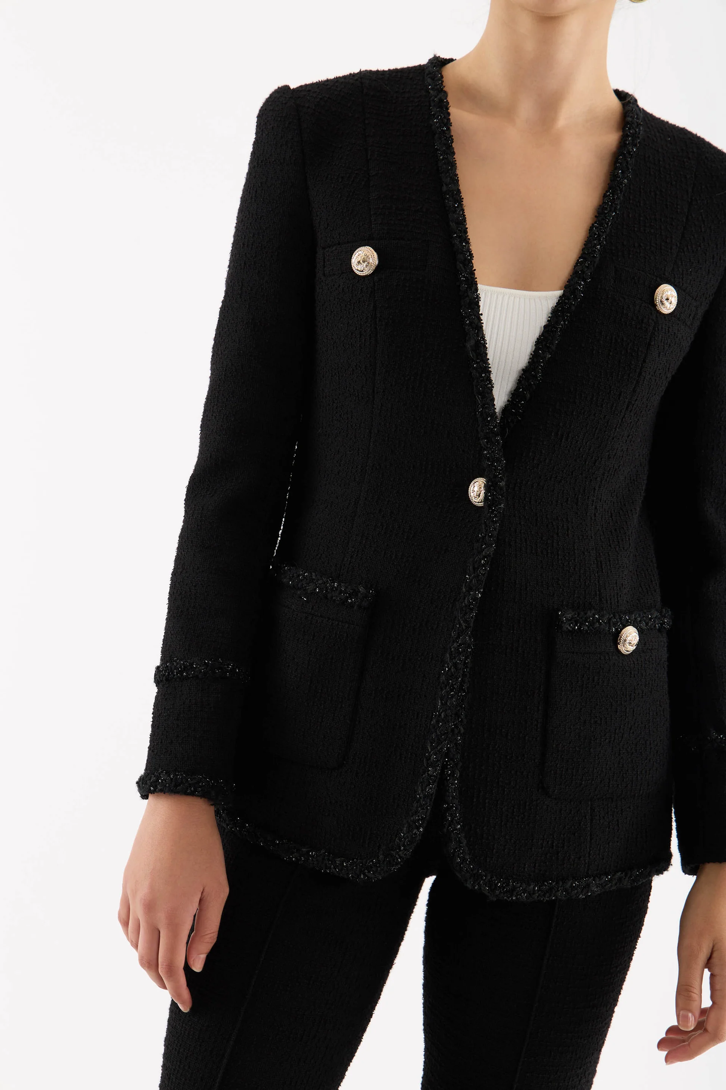 Rebecca Vallance Margo Blazer - Black