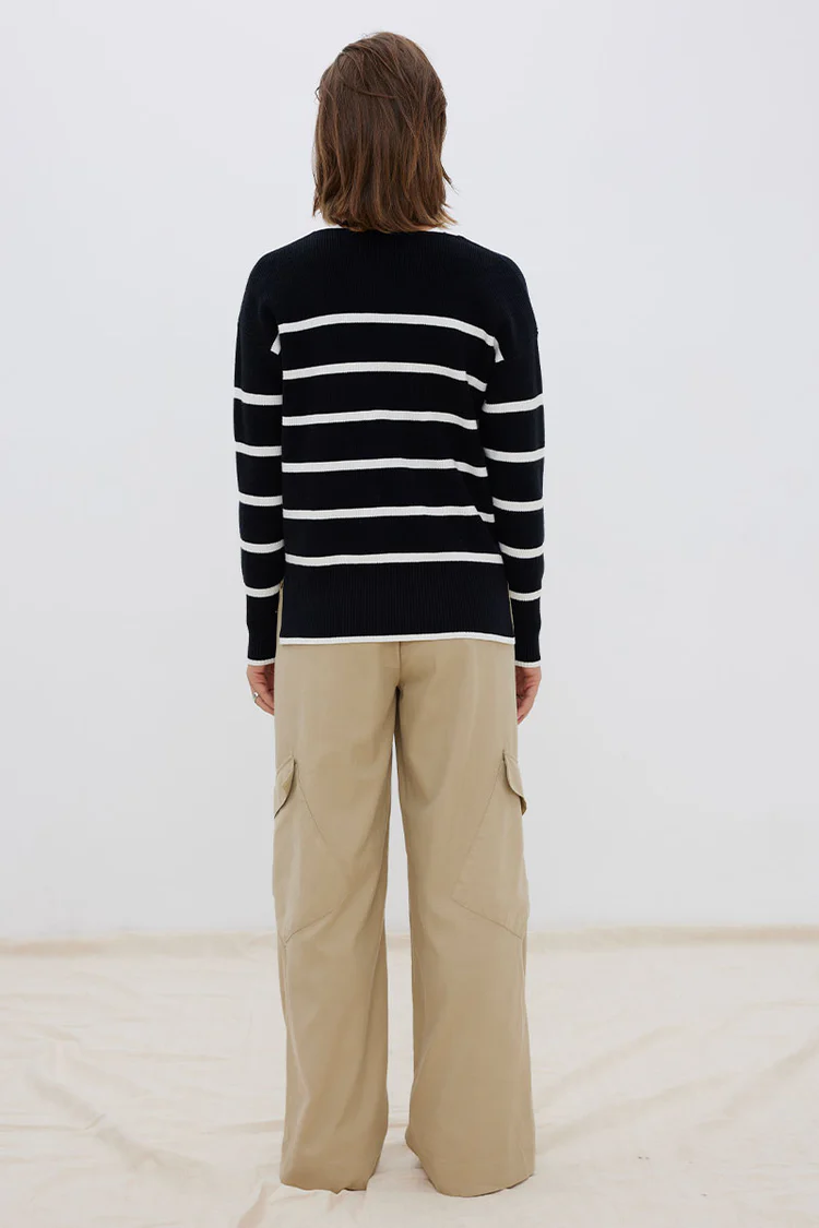 Sovere Studio Repose Combo Knit Black/Ecru