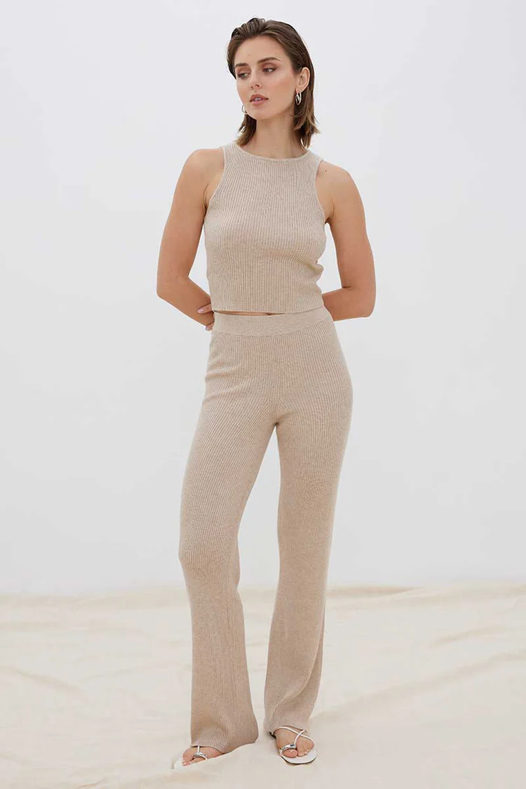 Sovere Studio Retell Knit Pant - Fawn