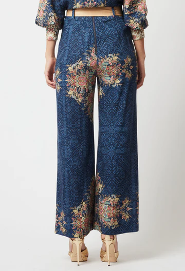 Once Was Imperial Linen Viscose Pant in Oriental Print