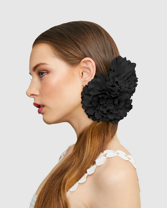 Ford Millinery Maria Clips - Black