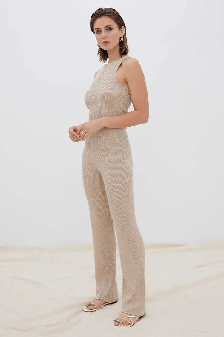 Sovere Studio Retell Knit Pant - Fawn