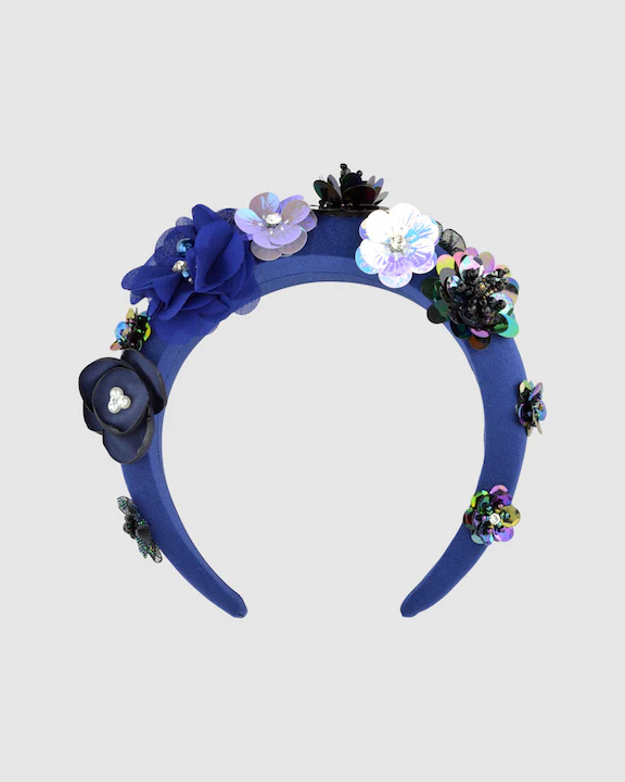 Ford Millinery Akira Headband - Blue