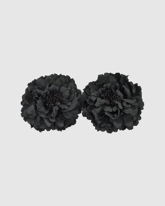 Ford Millinery Maria Clips - Black