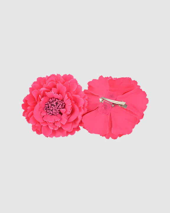 Ford Millinery Maria Clips - Hot Pink