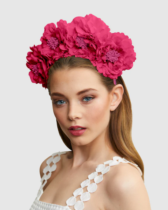 Ford Millinery Lena Hot Pink