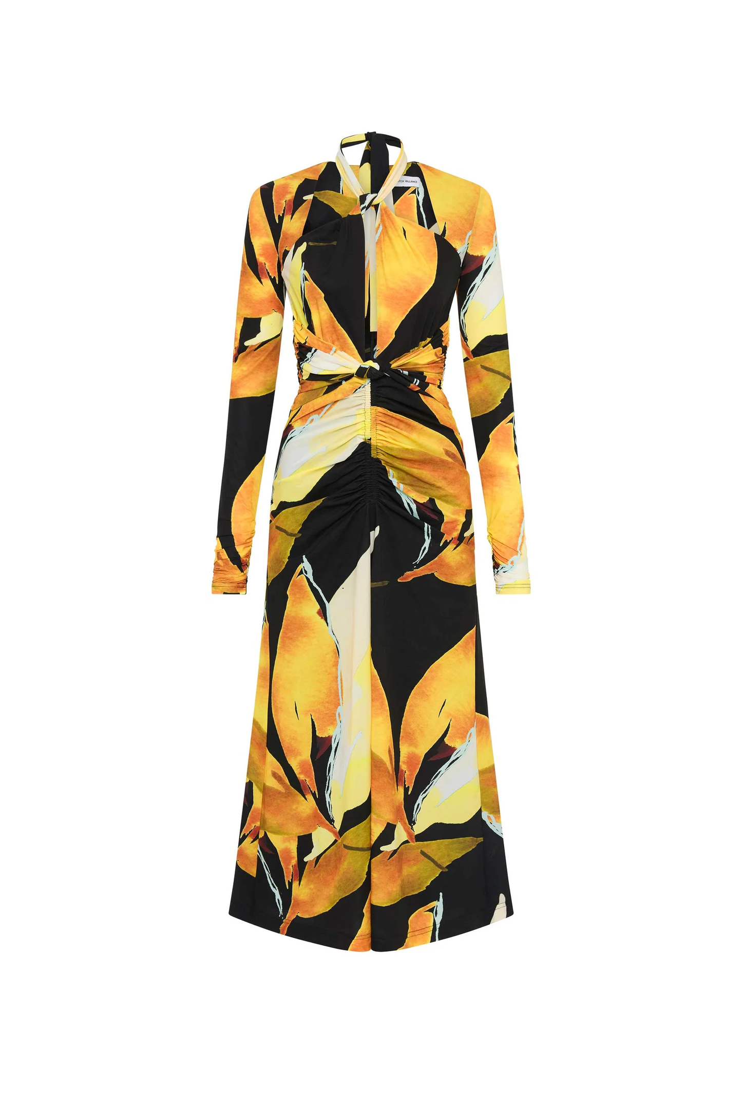 Rebecca Vallance Petals of Paradise Long Sleeve Midi