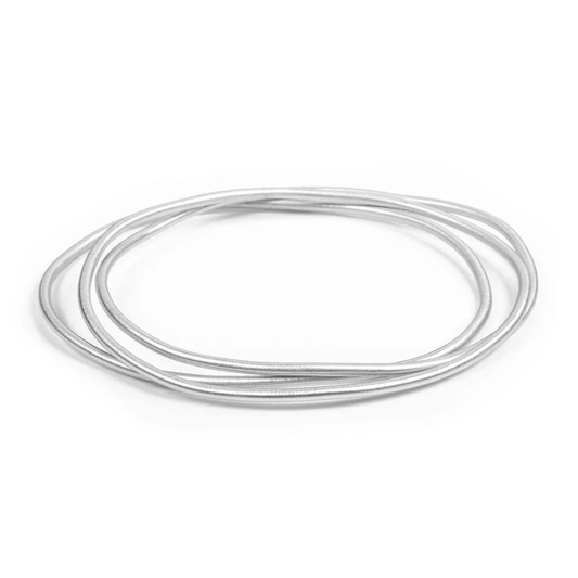 Fairley Multi Bangle Set - Silver - Small/medium