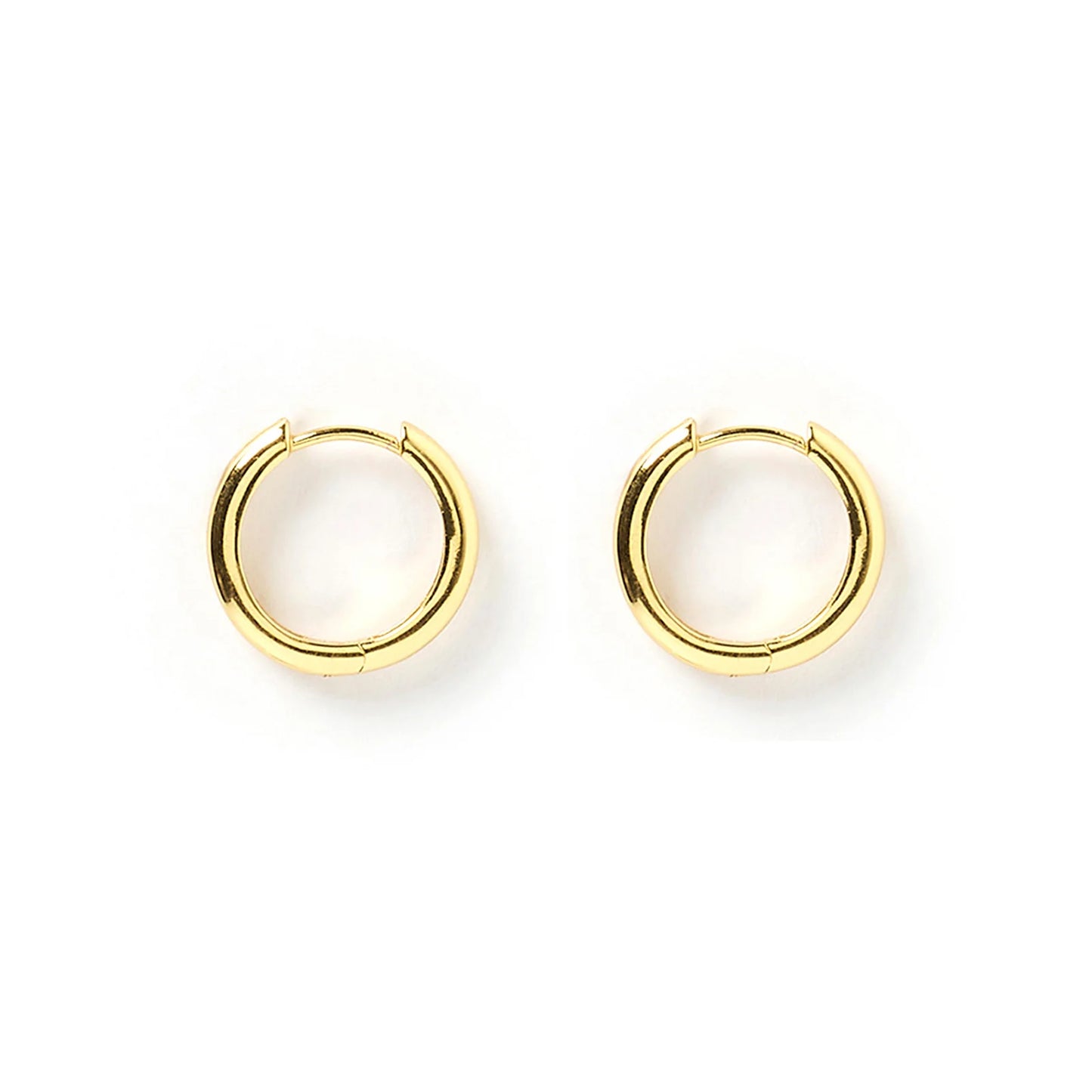 Arms of Eve Jett Gold Hoop Earrings