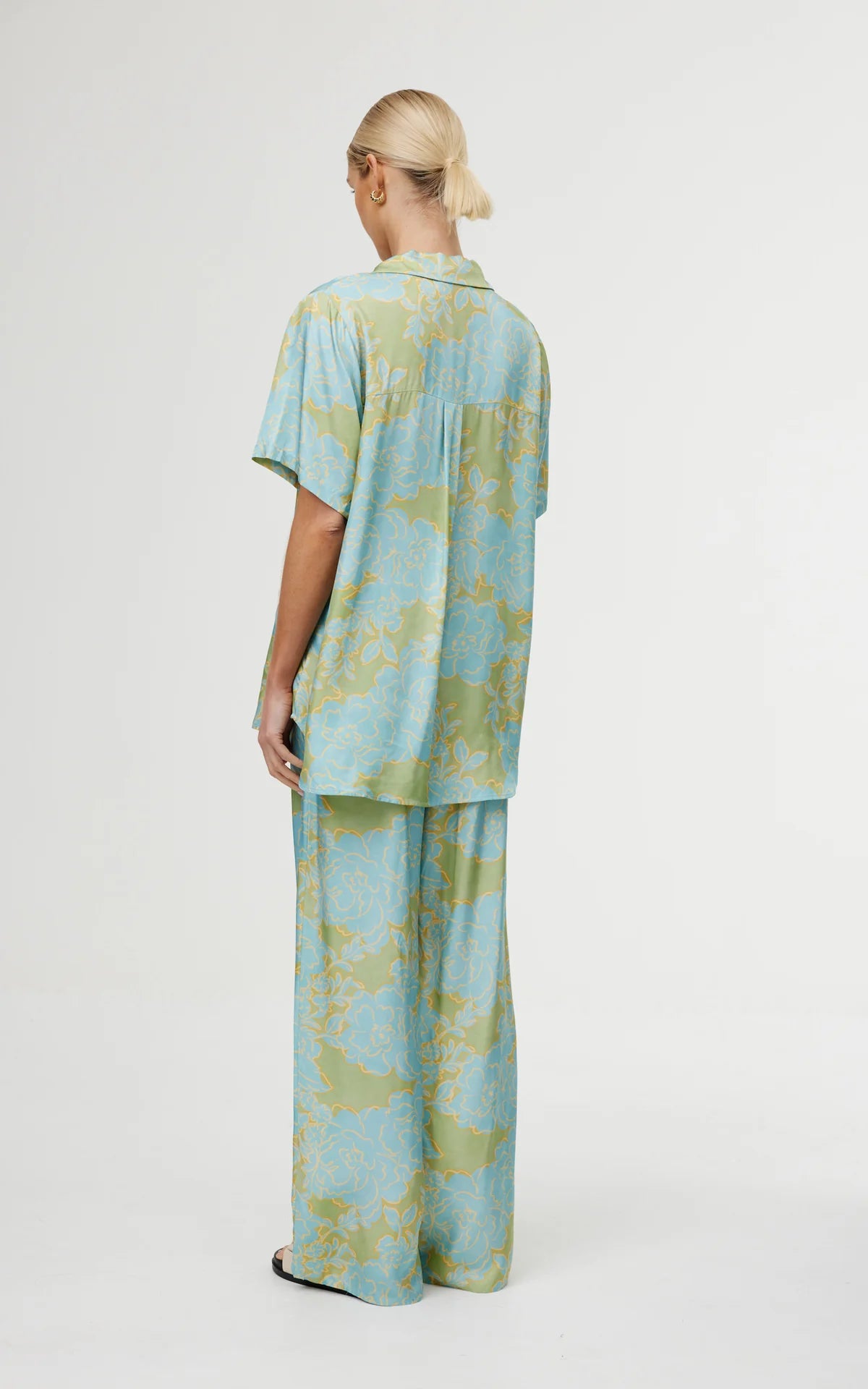 Kinney The Label Luisa Shirt - Ocean Bloom