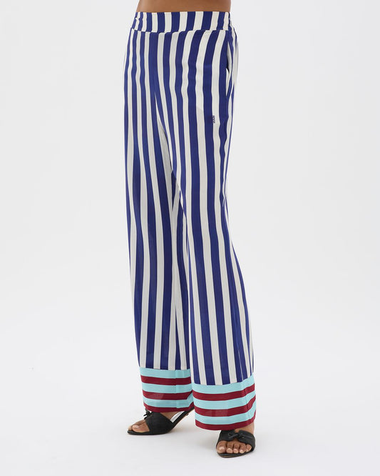 Muma World Striped Bias Pants