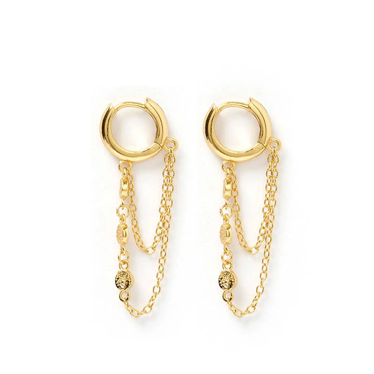 Arms of Eve Paloma Gold Huggie Earrings